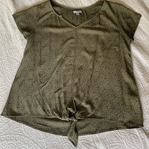 Green, Geometic Sonoma Top